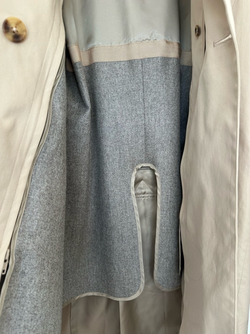 Brooks Brothers - Never Worn. Water Repellent Trench Coat With Zip-Out Lining - Picture 4 of 7